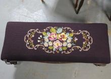 NEEDLEPOINT STOOL
