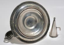 SHEFFIELD PLATE CANDLESTICK