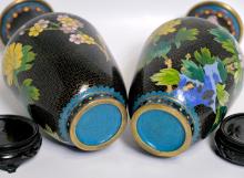 CLOISONNE VASES