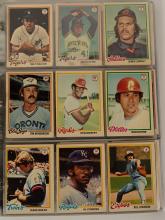 BINDER OF 1978 O-PEE-CHEE BASEBALL CARDS