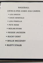 BINDER OF 1978 O-PEE-CHEE BASEBALL CARDS