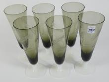 ANTIQUE AMERICAN PILSNER GLASSES