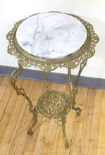 ART NOUVEAU BRASS PLANT STAND