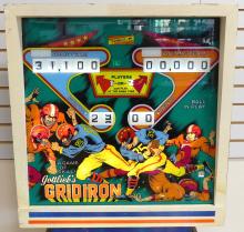 GOTTLIEB'S "GRIDIRON" PINBALL MACHINE