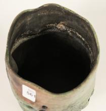 RAKU POTTERY VASE