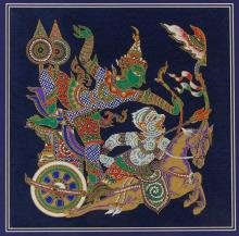 THREE ASIAN TEXTILE WORKS