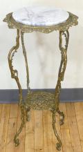 ART NOUVEAU BRASS PLANT STAND