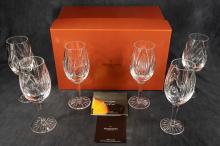 NOVA SCOTIAN CRYSTAL WINE GOBLETS