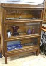 OAK STACKING BARRISTER'S BOOKCASE