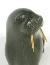 LARGE INUIT SOAPSTONE CARVING