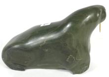 LARGE INUIT SOAPSTONE CARVING