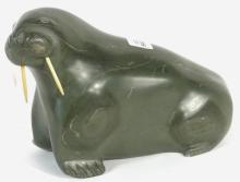 LARGE INUIT SOAPSTONE CARVING