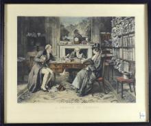 SET OF FOUR ANTIQUE LEGAL PRINTS BY SADLER