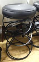 SET OF THREE DESIGNER BAR STOOLS