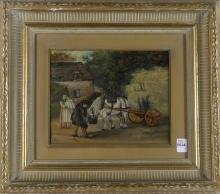 ANTIQUE BRITISH SCHOOL OIL