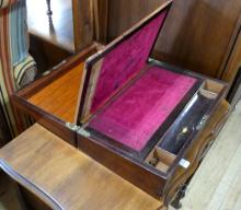 ANTIQUE ROSEWOOD LAP DESK