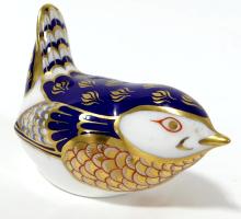 ROYAL CROWN DERBY "FINCH" PAPERWEIGHT