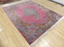 ROSE COLOURED KERMAN CARPET