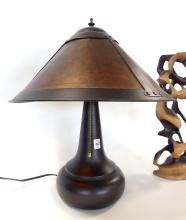 TABLE LAMP AND CARVING