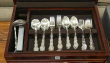 COMMUNITY "MODERN BAROQUE" SILVER PLATE FLATWARE