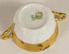 THREE ANTIQUE CUPS & SAUCERS