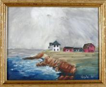 FIVE OIL PAINTINGS