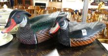 PAIR OF "WOOD DUCK" DECOYS