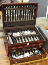 COMMUNITY "MODERN BAROQUE" SILVER PLATE FLATWARE