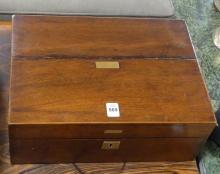ANTIQUE MAHOGANY LAP DESK