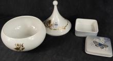 ROSENTHAL JAR AND ROYAL COPENHAGEN TRINKET BOX