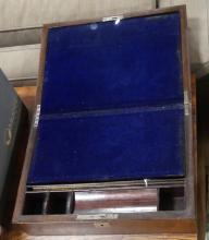 ANTIQUE MAHOGANY LAP DESK