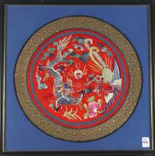 THREE ASIAN EMBROIDERIES