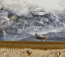 PAIR DUTCH OILS ON PANEL