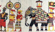 LARGE SOUTH ASIAN BATIK