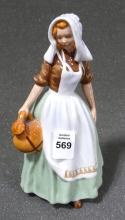 ROYAL DOULTON "THE MILKMAID" FIGURINE