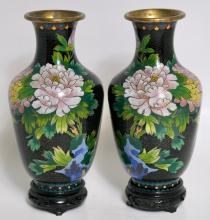 CLOISONNE VASES