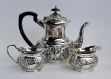 ENGLISH SILVER PLATED TEA SET