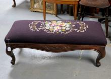 NEEDLEPOINT STOOL