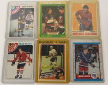 6 NHL ROOKIE CARDS