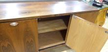 LONG MCM ROSEWOOD CREDENZA