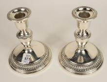 PAIR OF BIRKS STERLING CANDLESTICKS