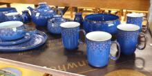 DENBY "MIDNIGHT" POTTERY SERVING PIECES