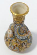 EXCEPTIONAL SATSUMA CABINET VASE