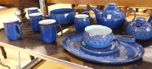 DENBY "MIDNIGHT" POTTERY SERVING PIECES