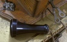 ANTIQUE OAK WALL PHONE