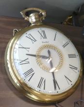 TWO VINTAGE ELECTRIC WALL CLOCKS