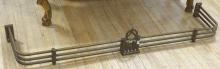 BRASS FIREPLACE RAILING