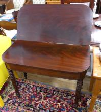 ANTIQUE FLIP-TOP GAMES TABLE