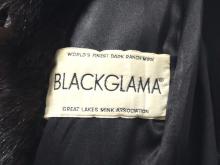 FULL LENGTH BLACKGLAMA MINK COAT