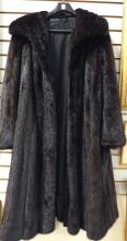 FULL LENGTH BLACKGLAMA MINK COAT